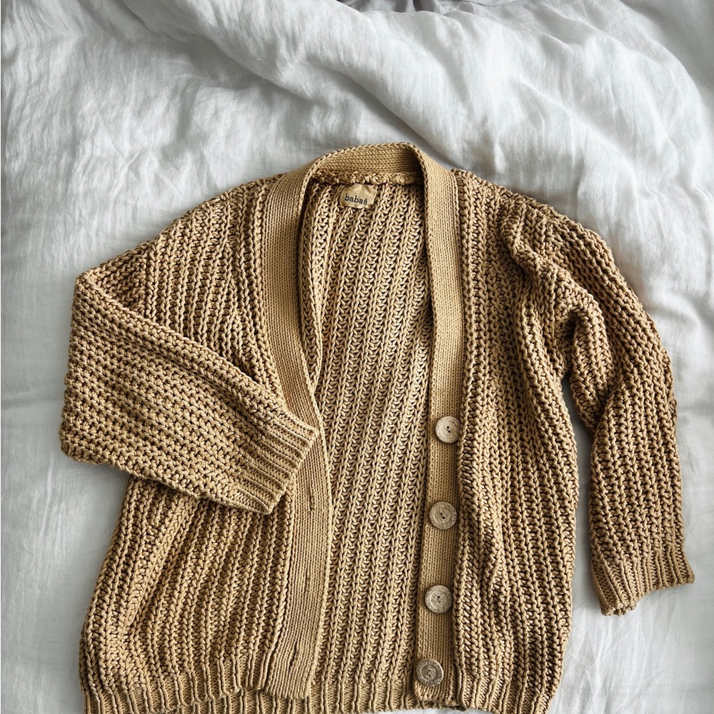 Cozy Knit Beige Babaa Jumper no18 Mini